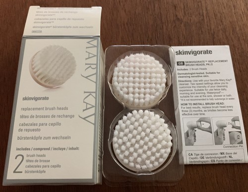 NEW Mary Kay Skinvigorate Replacement Brush Heads 2 Pack (Discontinued) - Picture 3 of 7