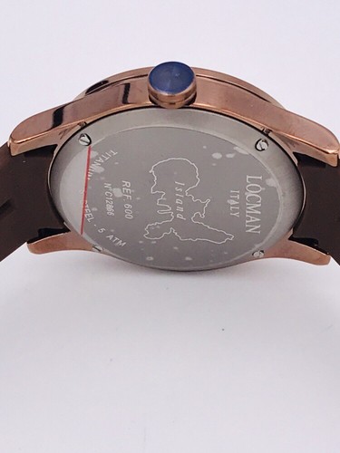Locman Island Watch Data Rubber/Titanium 40Mm 600Bb/280 Discounted New - Picture 7 of 8