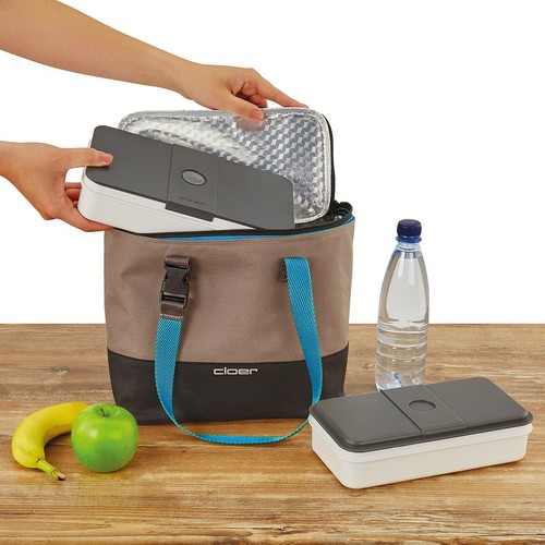 Lunchbag "Peter" Cloer-810-13  Isoliertasche für bis zu 3 Lunchboxen, türkis - Bild 2 von 13