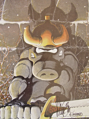 Póster Cerebrus 1989 firmado por el artista David Sim. - Imagen 4 de 8