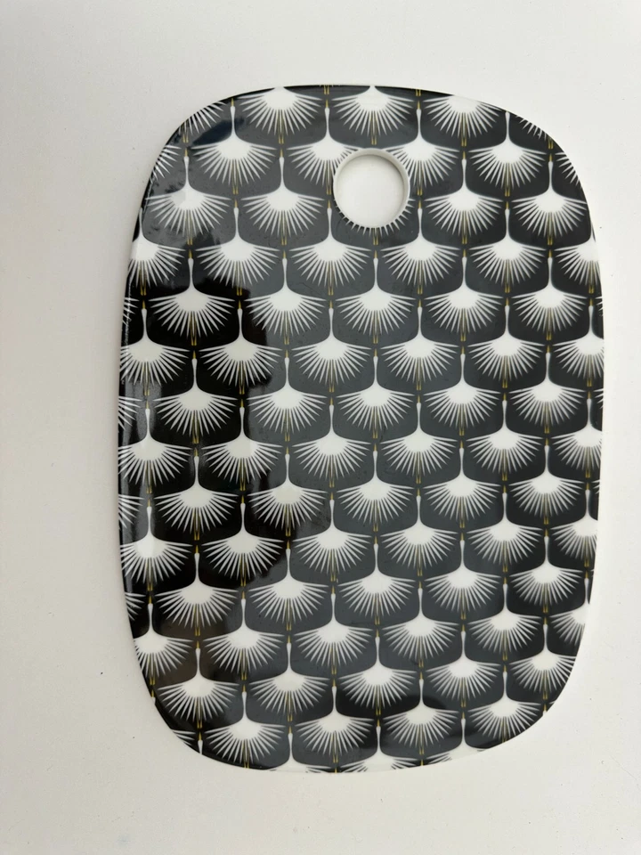 Хлеб + масло Fiesta сыр блюдо черный белый фарфор - Изображение 2 из 4