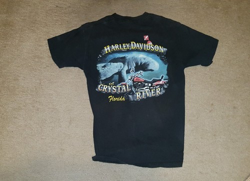 Awesome Harley Davidson short sleeve shirt size M men's Crystal River FL Daytona - Picture 2 of 3