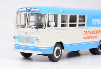 1/43 scale Truck Modimio FOR ZIL-158V City Bus Soviet Likinsky Bus Factory gift