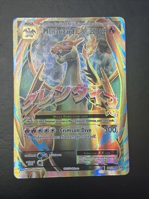 Pokemon XY Evolutions Mega M Charizard EX 101/108 Full Art Ultra Rare B