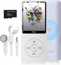 MP3 Player Bluetooth 5.0 Sport Musik-Player HiFi Video, Radio, Aufnahme mit 16GB