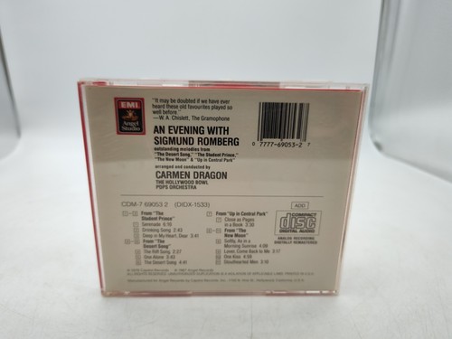 An Evening with Sigmund Romber by Hollywood Bowl Pops-Carmen Dragon-CD-RARE - Picture 3 of 3