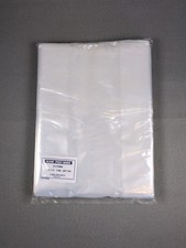 Uline 8" x 4" x 21" Gusseted Clear Plastic Packaging 1 Mil Thick 100 Bags S17686