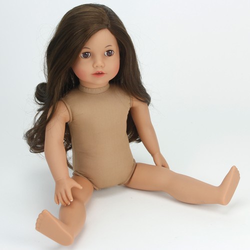 Sophia’s Undressed 18'' Soft Bodied Auburn Doll "Carly" with Blue Eyes - Picture 4 of 5