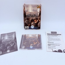 EA Medal of Honor Allied Assault PC CD-ROM Big Box Complete 2 Disc Manual