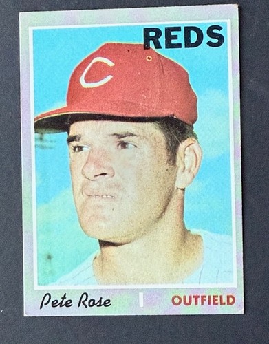 1970 Topps Pete Rose Cincinnati Reds card number 580