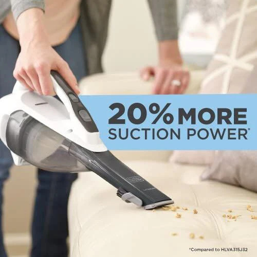 BLACK+DECKER dustbuster® AdvancedClean™ Cordless Handheld Vacuum - HLVA325J10 - Picture 9 of 19