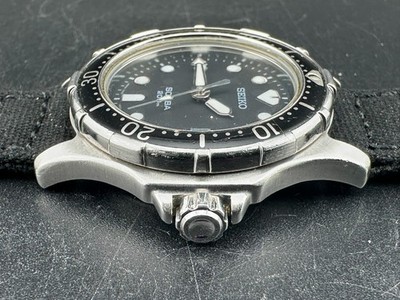 Seiko Scuba Men's Black Dial Date 38mm Stainless Steel Quartz