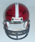 Signed by Nick Saban Greg McElroy Mark Ingram More Mini Helmet Alabama Football
