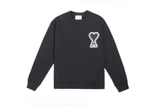 Ami Love logo round neck long sleeved sweatshirt