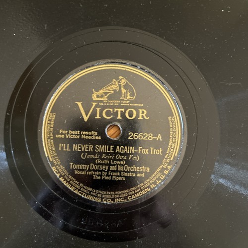 RCA Victor 78 / Tommy Dorsey I’LL NEVER SMILE AGAIN / MARCHETA - Victor 25628 - sehr guter Zustand +