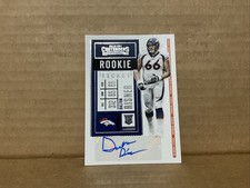 2020 Panini Contenders Autographs #289 Dalton Risner Auto Rc 