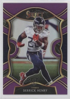 2020 Panini Select Concourse Purple Prizm 65/75 Derrick Henry #41 0s55