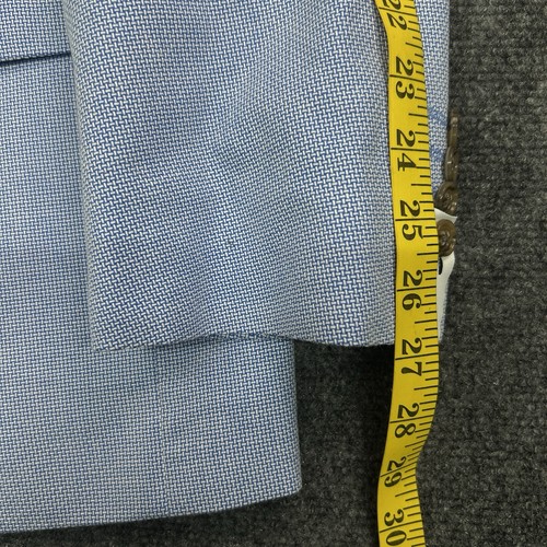 Nuevo con etiquetas Abrigo Deportivo Stafford Tejido Cesta Azul 48R Calce Clásico 100% Algodón Blazer - Imagen 12 de 23