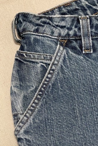 Jeans CARHARTT donna 8X30(29) WB013 denim lavato falegname lavoro cargo blu - Foto 4 di 22