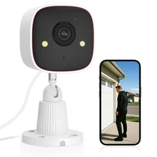 Security Home Camera 3MP 2.4G WiFi Night Vision Smart Indoor IP Cam AJCLOUD app