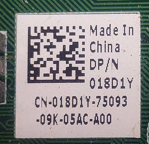 Dell CN-018D1Y socket LGA 775/T T scheda madre Intel - Foto 3 di 3
