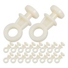  100 Pcs Vorhangrollen Track Roller Vorhangschienenrollen Vorhangschienengleiter