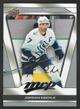 2025-26 NHL UPPER DECK MVP SILVER SCRIPT CARD - [KRAKEN] - 188 Jordan EBERLE