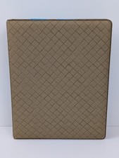 Organizer 4 Ring Faux Woven Leather Full