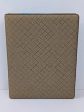 Organizer 4 Ring Faux Woven Leather Full