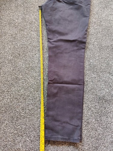 H&M Mens denim jeans Skinny slim Fit UK Size 32/ 32 dark grey - Picture 7 of 8