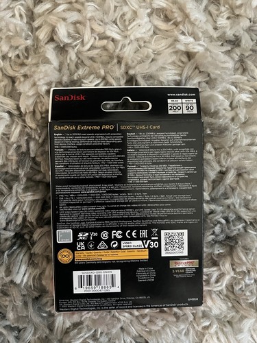 SanDisk 128GB Extreme Pro 170MB/s Micro SD MicroSDXC UHS-I U3 A2 V30 Memory Card - Photo 2 sur 2