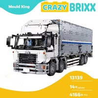Mould King 13139 Lkw Wing Body Truck Container Technik Klemmbau Ferngesteuert Rc