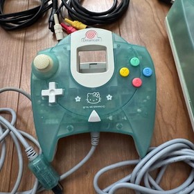 SEGA Dreamcast Console HKT-3000 Sanrio Hello Kitty Skeleton Blue USED Japan F/S