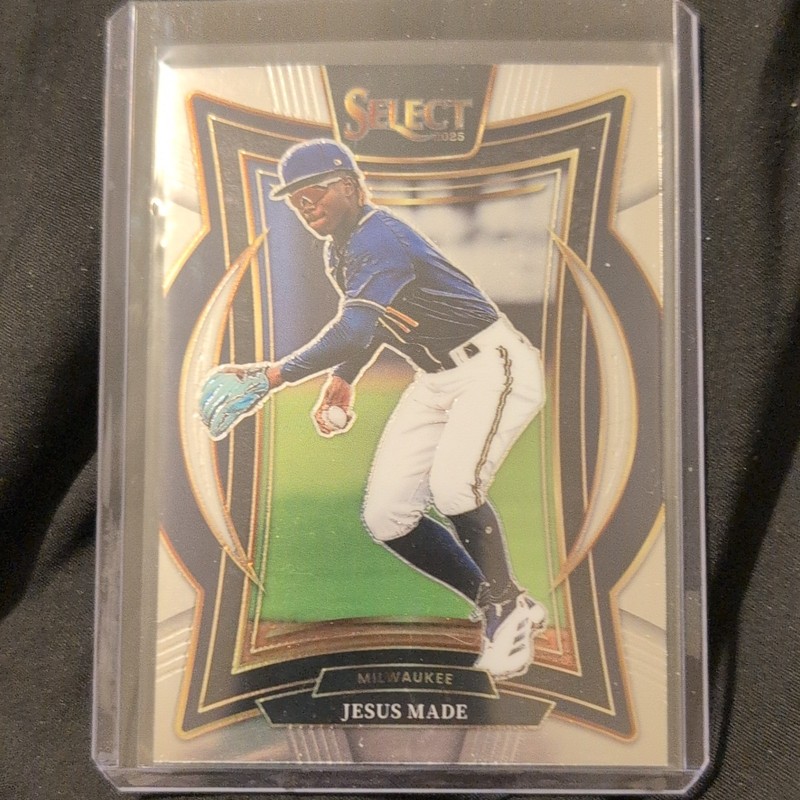 Panini Select 2025 Jesus Made Concourse #20 Milwaukee Brewers Baseball Card