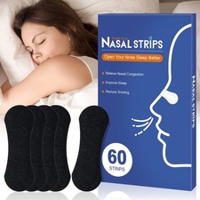 Nasal Strips for Snoring60 Ct Nose Strips for Breathing Promote Deeper Sleep ...