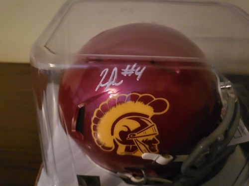 USC Trojans Mini Helmet Autographed By Jo'Quavious "Woody" Marks JSA Auth. - Picture 2 of 6