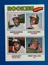 1977 Topps #473 Rookie Outfielders Andre Dawson