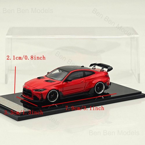SW 1:64 BMW M4 G82 Red Sports Model Diecast Models Car Limited Collection - Picture 9 of 9