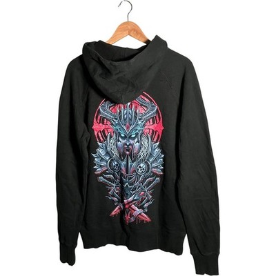 Staycold Apparel Hoodie Herren Gr. L schwarz Grafikdruck Pullover Warrior