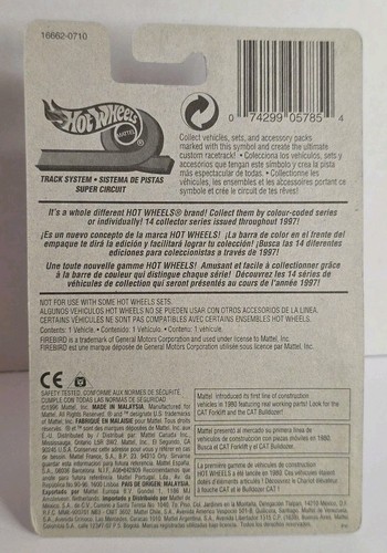 1996 Hot Wheels Side-Splitter 16662 Die Cast Car International Blue Card 1:64 - Bild 12 von 15