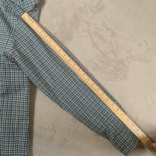 Ralph Lauren Shirt Mens Large Plaid Button Down Classic Fit Stretch Dress Casual - Picture 7 of 9