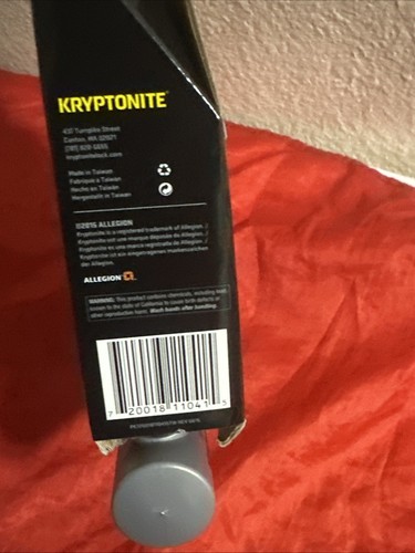 Kryptonite KryptoLok Combo Bike Bicycle U-Lock Anti-Theft Security 12.7mm Steel - Picture 9 of 9