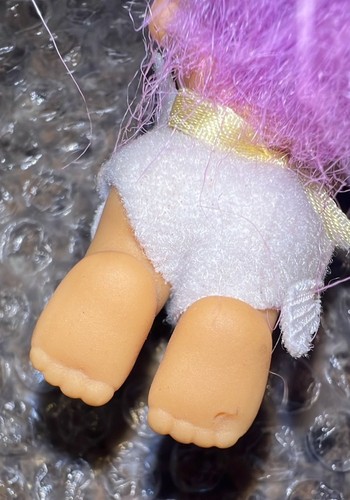 Russ Mini Troll Puppen Konvolut 6 verschiedene - Baby, Hasen Magnete, Pin, Anhänger Vintage - Bild 14 von 19