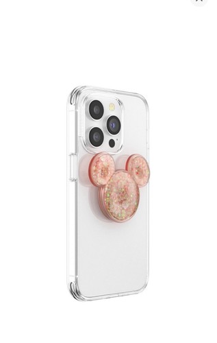 2xDisney Popsockets PopGrip EARRIDESCENT CLEAR MICKEY MOUSE FLOWERS FreeShip - Picture 4 of 6