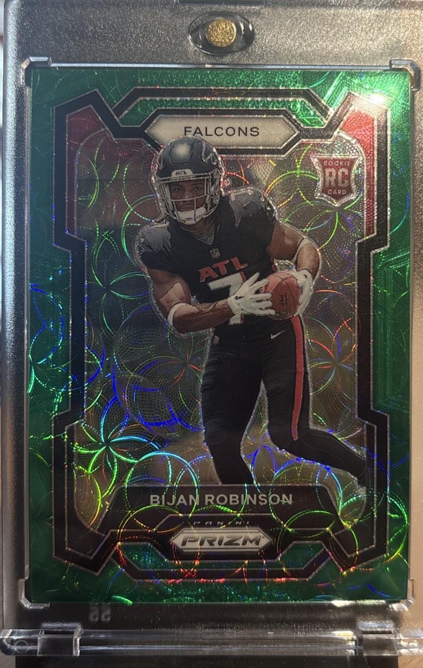 2023 Panini Prizm - Rookies Bijan Robinson #305 Green Scope Prizm /75