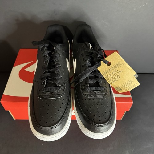 Nike Court Vision Low NN Shoes Mens 9.5 Black White Running DH2987-001 New - Picture 4 of 5