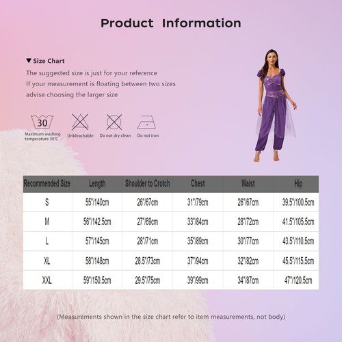 Mujeres Mono Danza del Vientre India Bloomers Pantalones Mamelucos Mono Disfraz Tul - Imagen 11 de 47