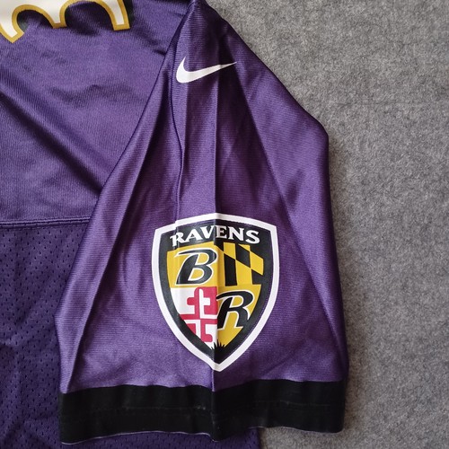Vtg Nike Baltimore Ravens Jamal Lewis #31 Jersey Mens Large Purple Screen Print - Picture 9 of 19