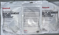 Honeywell 12-Pack Dual Layer Face Cover Replacement Filters 3 PACKAGES 36 Total