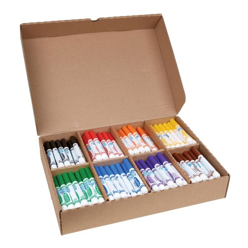 Crayola 588200 breite Kugelspitze waschbar Marker Klassenpackung (200/Box) Neu - Bild 3 von 7